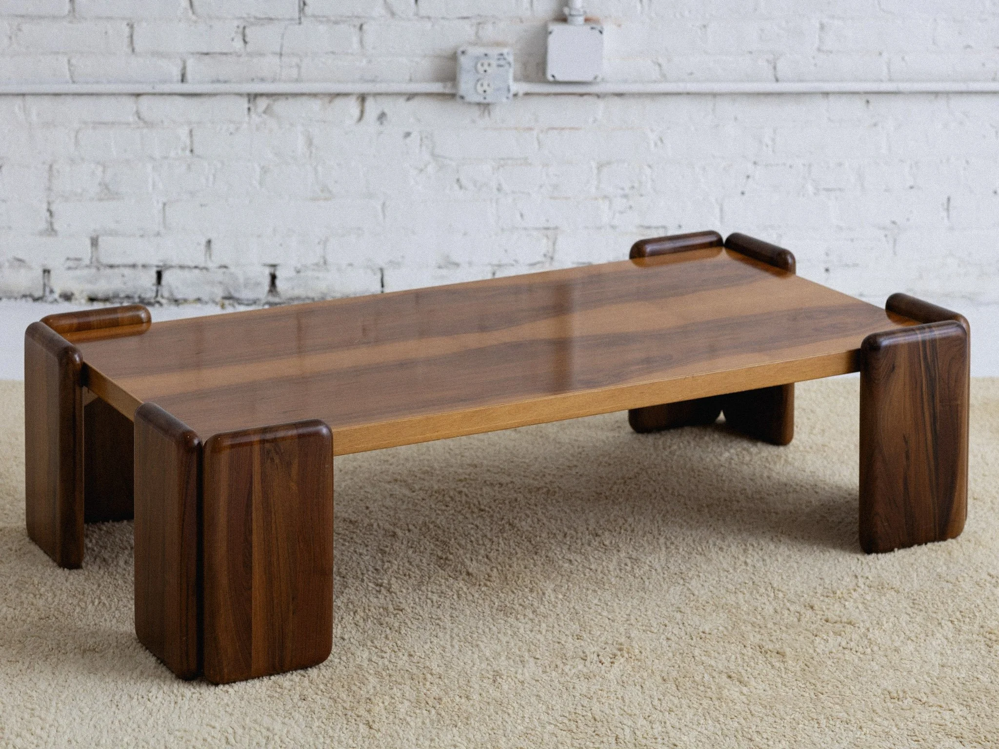 Sapporo' Wood Coffee Table by Mario Marenco for Mobil Girgi